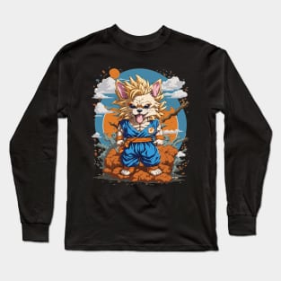 Vegeta Cat Long Sleeve T-Shirt